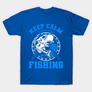 keep calm go fishing 1 T-Shirt